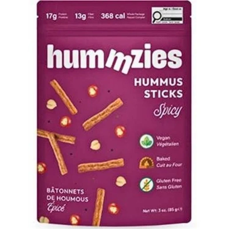 BÂTONNETS DE HOUMOUS PROTÉINÉS Hummzies, 85g