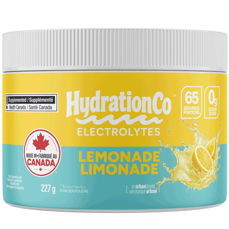 HydrationCo Electrolytes Lemonade, 65 Servings - SupplementSource.ca