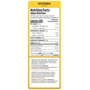 XPLabs IsoXP Pancake Mix, 500g Buttermilk Nutrition Panel - SupplementSource.ca
