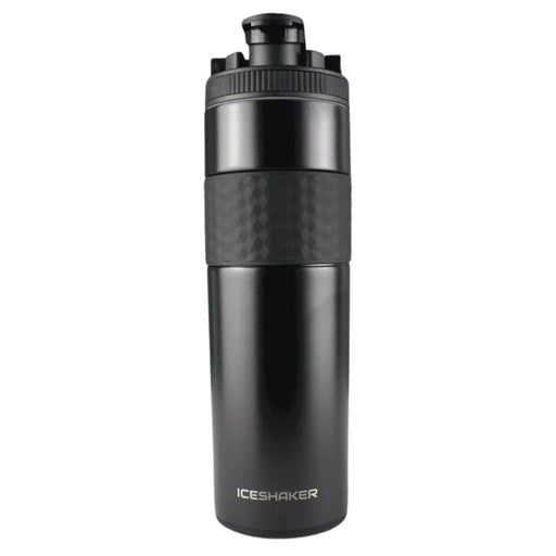 Ice Shaker Shaker Bottle 590ml Black - SupplementSource.ca