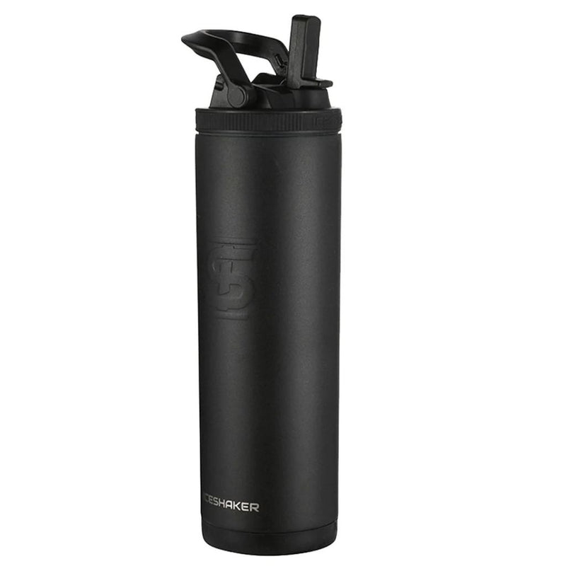 Ice Shaker Shaker Bottle 590ml Sport Black - SupplementSource.ca