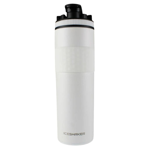 Ice Shaker Shaker Bottle 590ml White - SupplementSource.ca