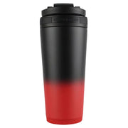 Ice Shaker Shaker Bottle 750ml Black and Red Back - SupplementSource.ca