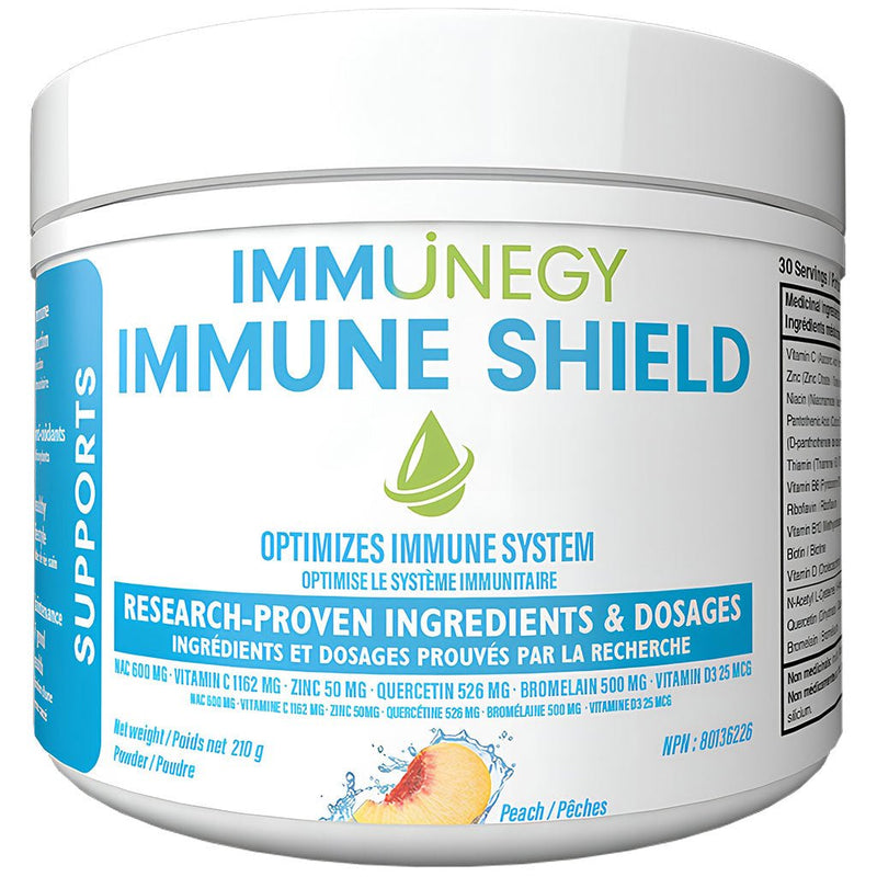 Immunegy Immune Shield, 30 Servings Peach - SupplementSource.ca