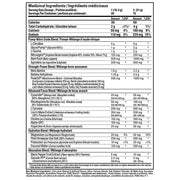 Allmax Impact Pump Xtreme, 30 Servings Blue Raspberry Nutrition Panel - SupplementSource.ca