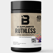 Iron Brothers Supplements RUTHLESS PRE-WORKOUT, 40 Servings Blue Pomegranate Acai NEW FORMULA - SupplementSource.ca