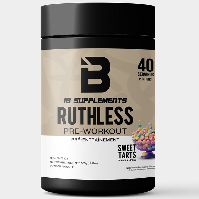 Iron Brothers Supplements RUTHLESS PRE-WORKOUT, 40 Servings Blue Pomegranate Acai NEW FORMULA - SupplementSource.ca