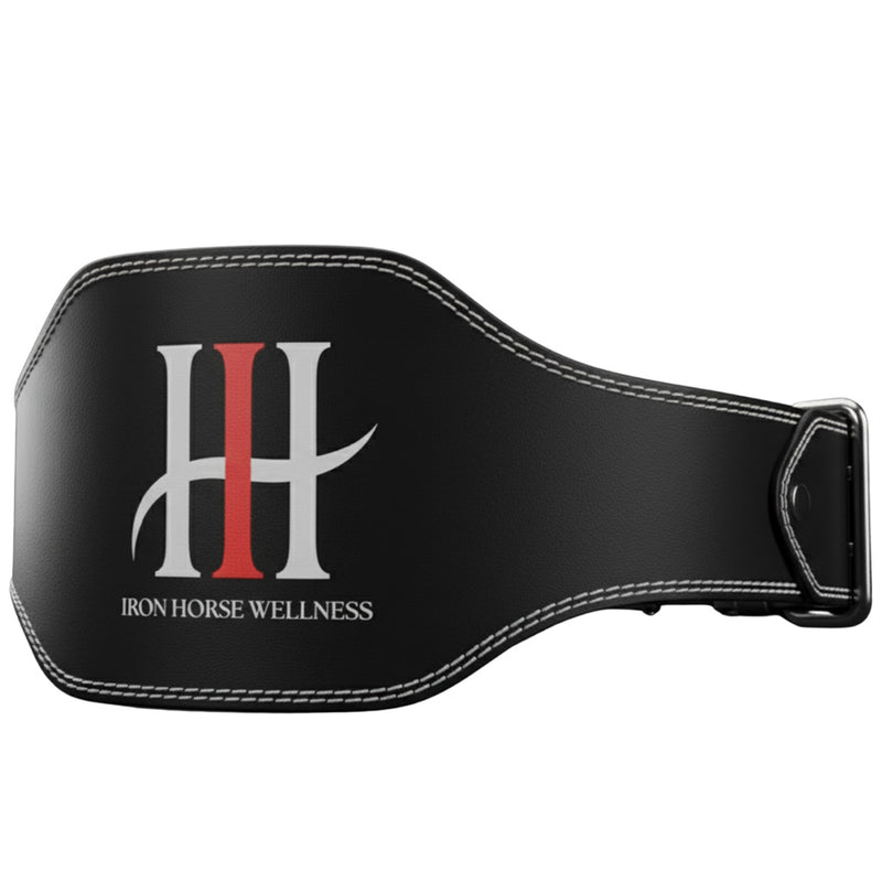 IronHorse Wellness Iron Anchor Leather Lifting Belt - SupplementSource.ca