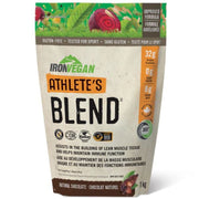 Iron Vegan Athlete's Blend 1kg Natural Chocolate - SupplementSource.ca