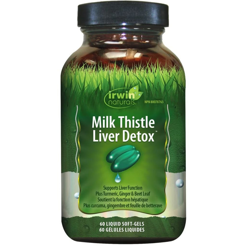 Irwin Naturals Milk Thistle Liver Detox, 60 Softgels - SupplementSource.ca