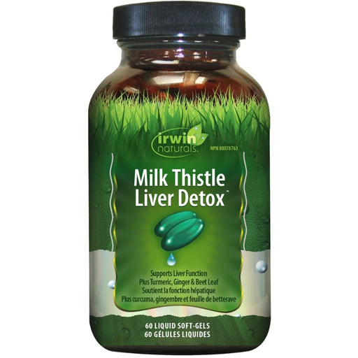Irwin Naturals Milk Thistle Liver Detox, 60 Softgels - SupplementSource.ca