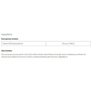 Jamieson Vitamin D3 Gummies Nutrition Panel, 10 Gummies - SupplementSource.ca