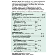Jamieson Omega 3-6-9 Bonus Size Nutrition Panel, 200 Softgels - SupplementSource.ca