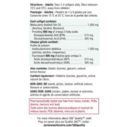 Jamieson Omega-3 Ultra Strength Nutrition Panel, 900mg, 75 Softgels - SupplementSource.ca