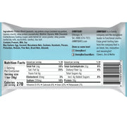 Jimmybar Protein Bar Golden Vanilla Cookies 'N Cream Nutrition Panel, 12 Bars/Box - SupplementSource.ca