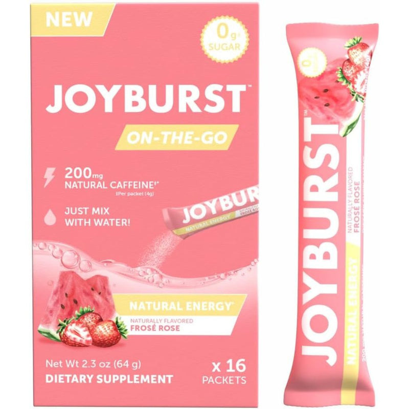 Joyburst on-the-go Frose Rose 16 x4g - SupplementSource.ca