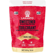 Lakanto Sweetener Erythritol Monk Fruit Blend, Golden, 454 g - SupplementSource.ca