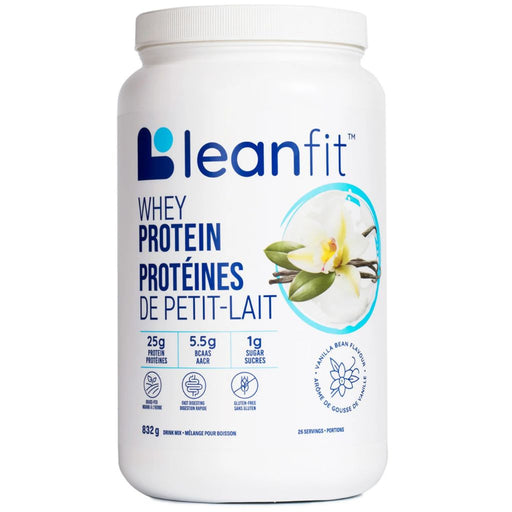 Leanfit Whey Protein, 26 Servings Vanilla - SupplementSource.ca