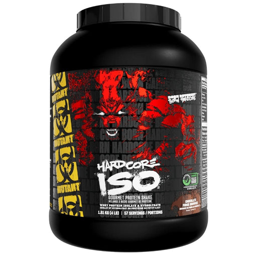 Mutant Hardcore ISO, 4lb Chocolate Fudge Brownie - SupplementSource.ca