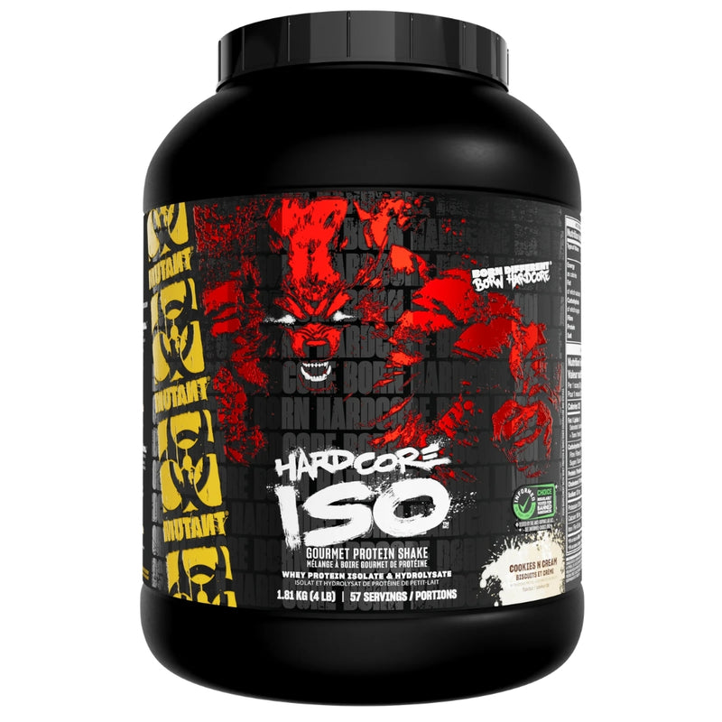 Mutant Hardcore ISO, 4lb Cookie N Cream - SupplementSource.ca