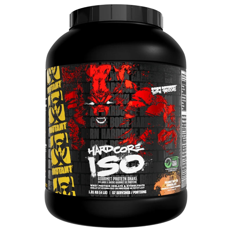 Mutant Hardcore ISO, 4lb Peanut Butter Chocolate - SupplementSource.ca