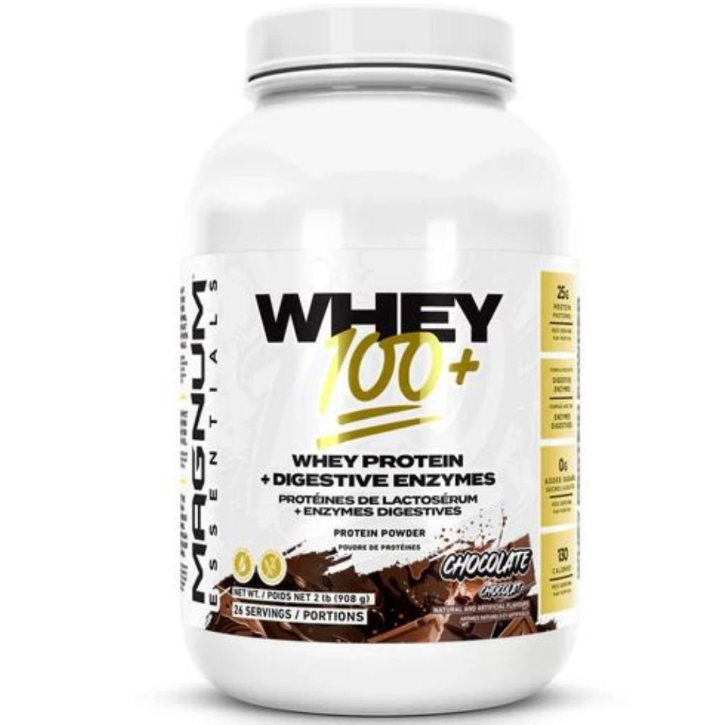 Magnum Whey 100+ Digestive Enzymes, Chocolate, 26 Servings - SupplementSource.ca