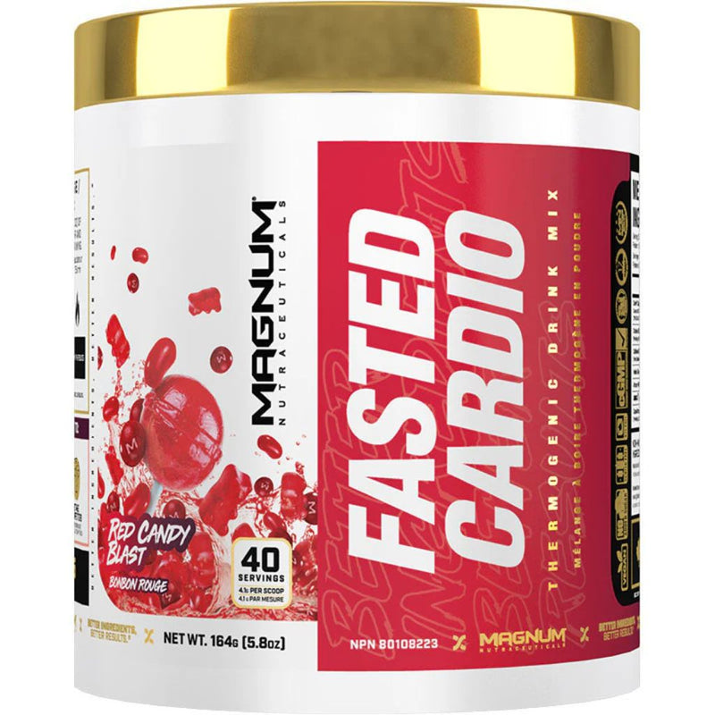 Magnum Nutraceuticals Fasted Cardio 40 Servings Red Candy Blast - SupplementSource.ca