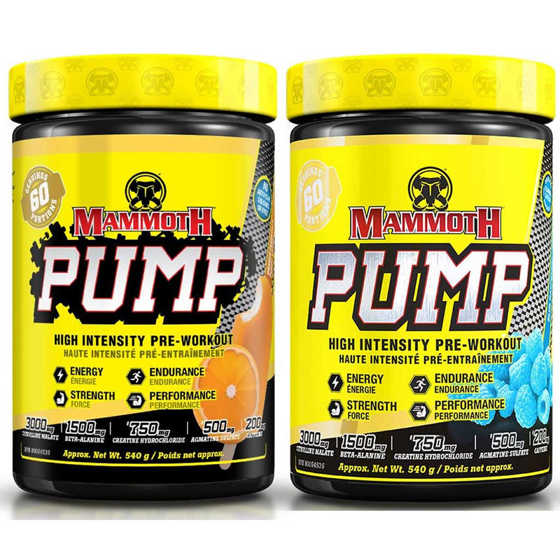 Mammoth Pump BOGO Deal, 2 x 60 Servings - SupplementSource.ca