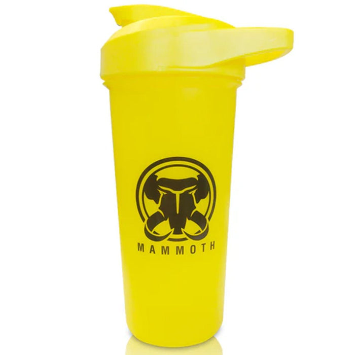 Mammoth Supplements Shaker Bottle, 700ml Yellow- SupplementSource.ca