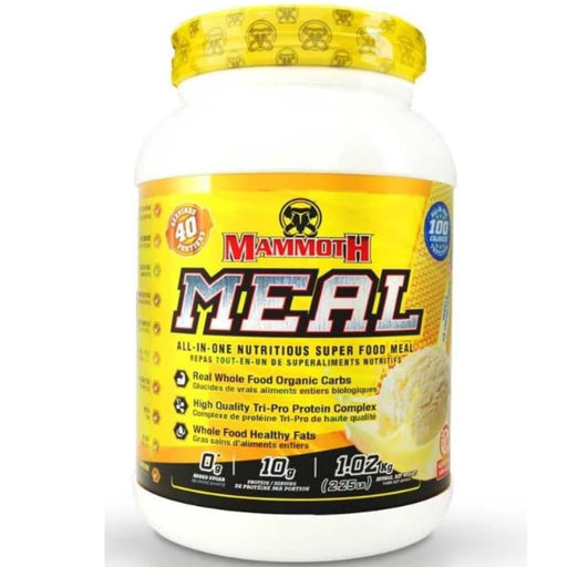 Mammoth Meal, 40 Servings,  Vanilla Ice Cream - SupplementSource.ca