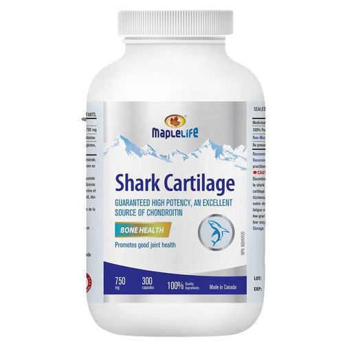 MapleLife Shark Cartilage 750mg, 300 Caps SupplementSource.ca