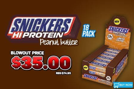 Door Crasher Alert - Snickers Hi Pro Peanut Butter Bars - 18 bars - Only $35