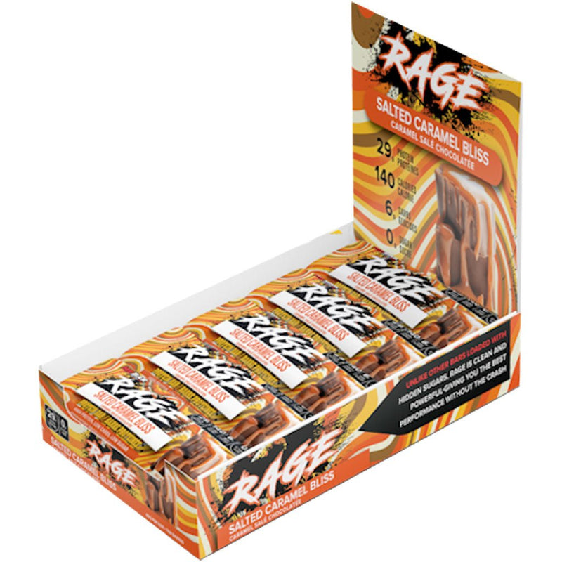 Me Bars Rage Salted Caramel Bliss, Box of 12 Bars - SupplementSource.ca
