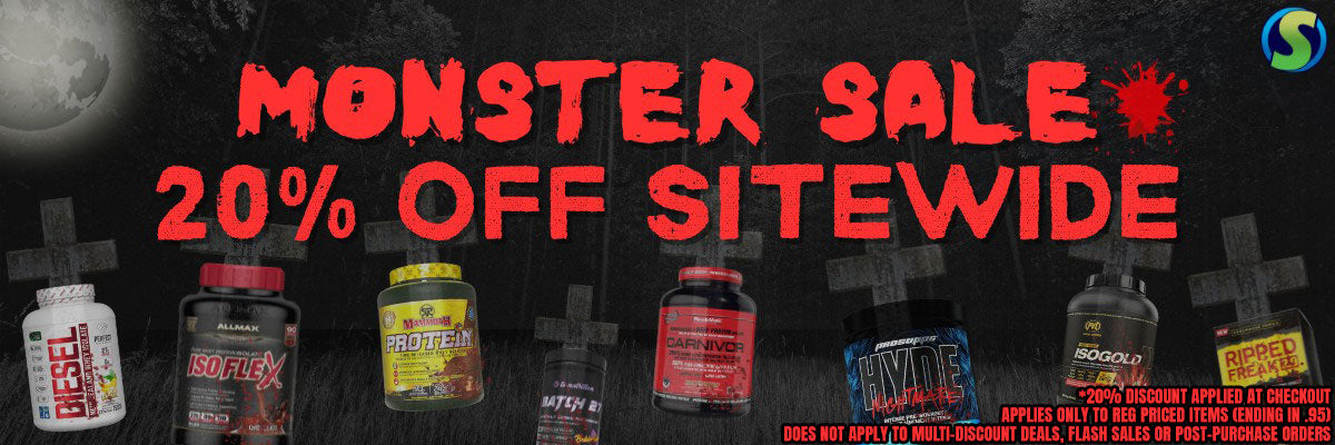 Monster Sale - Save 20% Site Wide*