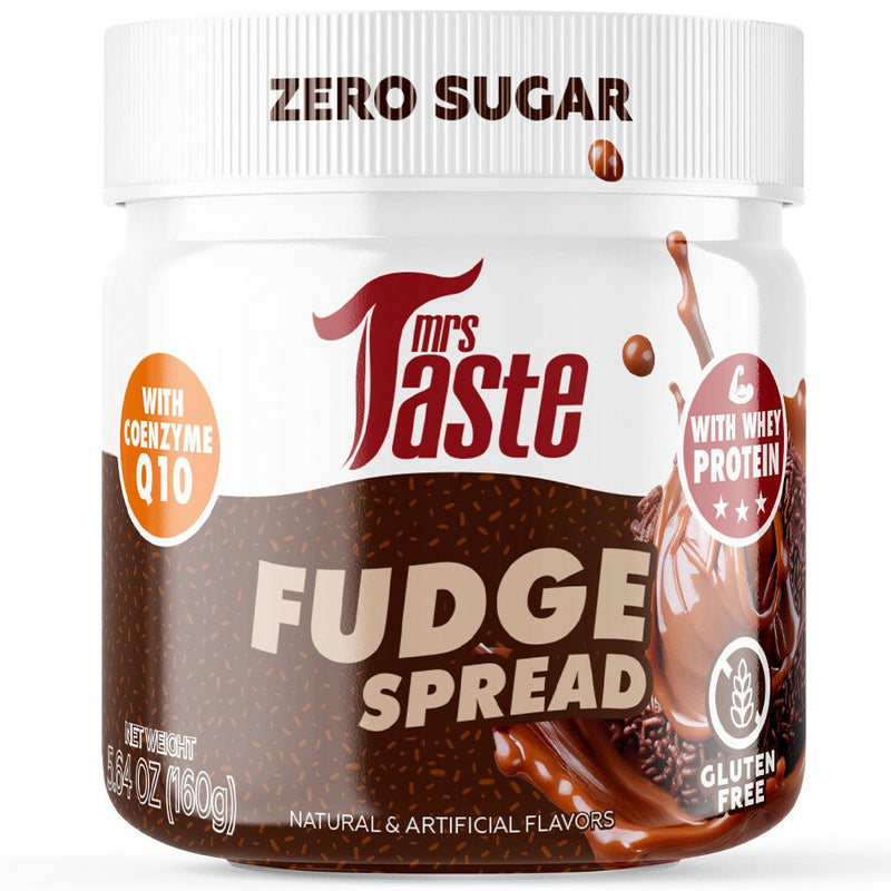 Mrs Taste Protein Spread, 160g Fudge - SupplementSource.ca