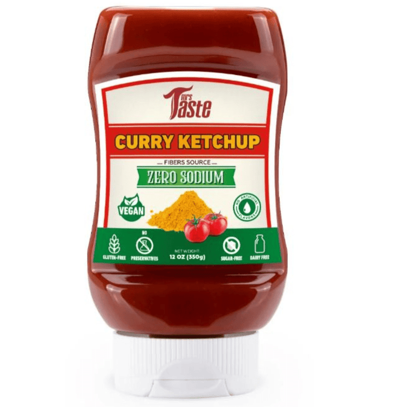 Mrs Taste Zero Calorie Sauces Curry Ketchup - SupplementSource.ca