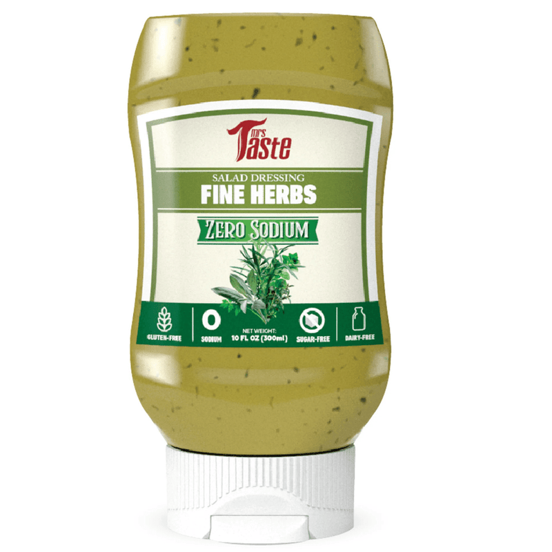 Mrs. Taste Zero Sugar Dressing, 300 ml  Fine Herbs - SupplementSource.ca