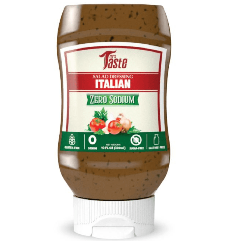 Mrs. Taste Zero Sugar Dressing, 300 ml  Italian - SupplementSource.ca