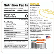 Mrs Taste Zero Calorie Sauces Mustard Nutrition Panel - SupplementSource.ca
