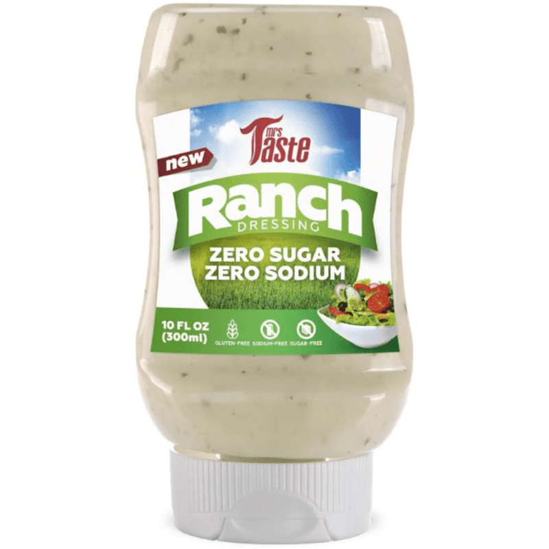 Mrs. Taste Zero Sugar Dressing, 300 ml  Ranch - SupplementSource.ca
