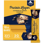 Multipower Protein Layer Bar, 18 Bars Cookies and Cream - SupplementSourceca