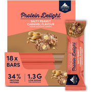 Multipower Protein Delight Bar, 18 Bars/Box Salty Peanut Caramel - SupplementSource.ca