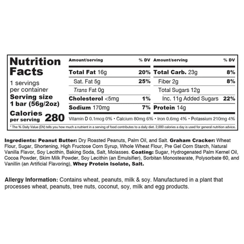 Muscle Foods Muscle Sandwich Nutrition Panel - SupplementSource.ca