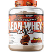 Muscle Sport Lean Whey Iso Hydro Gourmet Protein, 5lbs Chocolate Peanut Butter - SupplementSource.ca