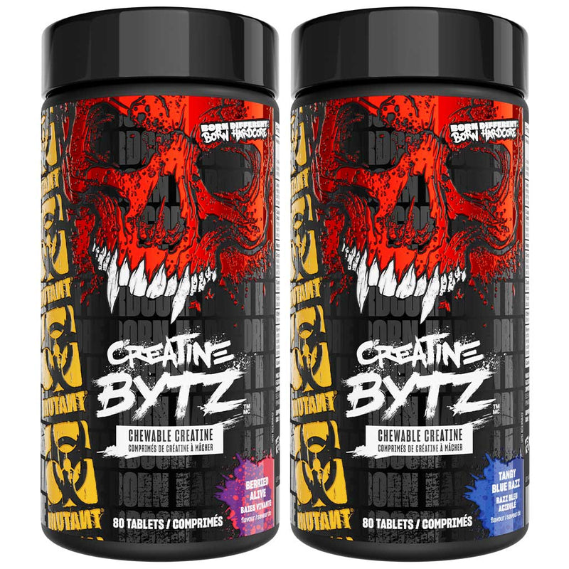 Mutant Creatine Bytz BOGO Deal, 2 x 80 Tablets - SupplementSource.ca