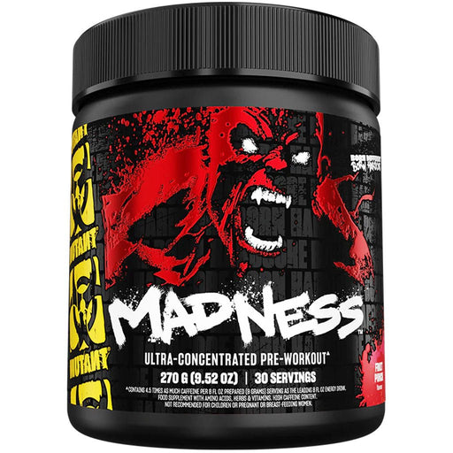 Mutant Madness, 30 Servings Fruit Punch - Supplementsource.ca