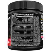 Mutant Madness Fruit Punch, 30 servings Nutrition Panel - Supplementsource.ca