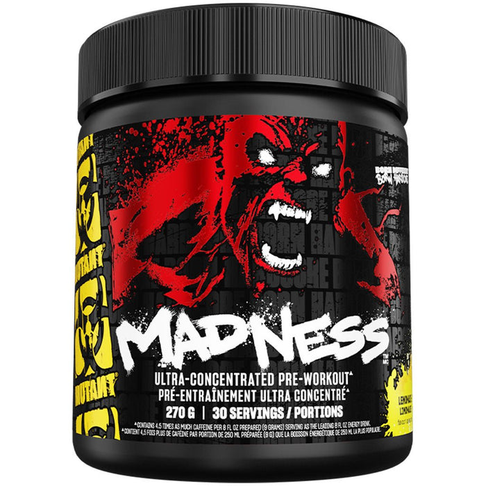 Mutant Madness, 30 Servngs Lemonade - Supplementsource.ca