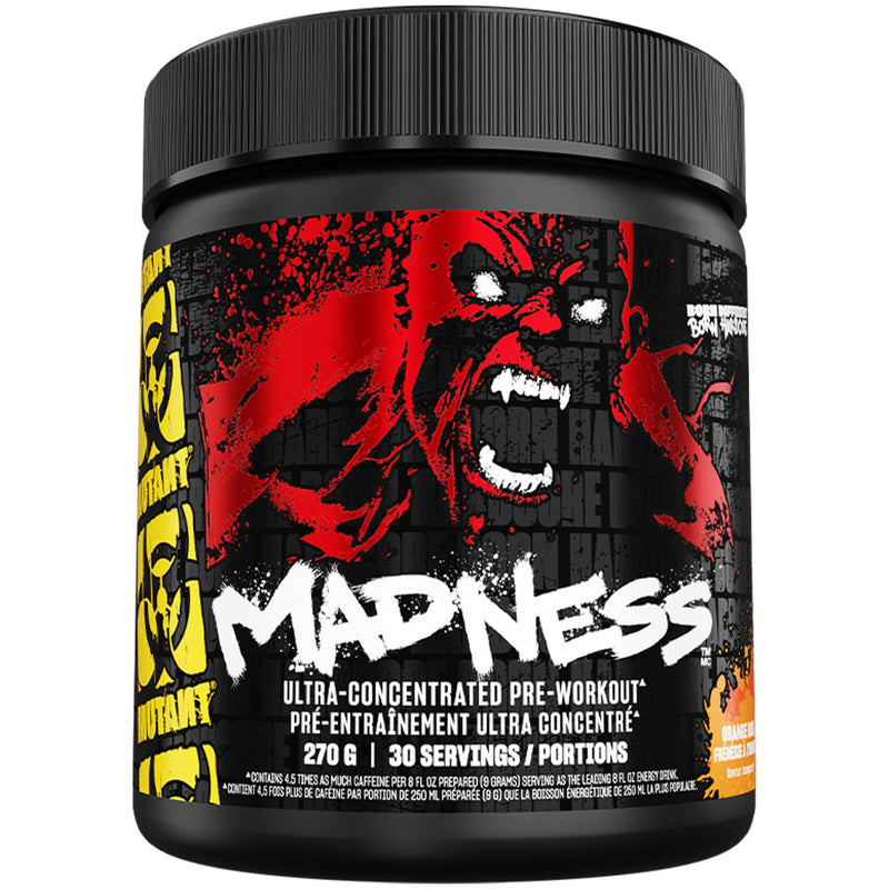 Mutant Madness Orange Rush, 30 servings - Supplementsource.ca