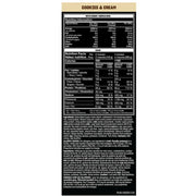 MUTANT MASS, 15lb Cookies & Cream Nutrition Panel - SupplementSource.ca